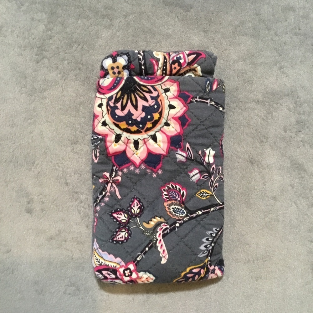 Vera Bradley eyeglass holder and coin pouch paisley floral print - Picture 2 of 16